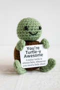 Crochet Turtle Plush: Handmade Amigurumi Gift