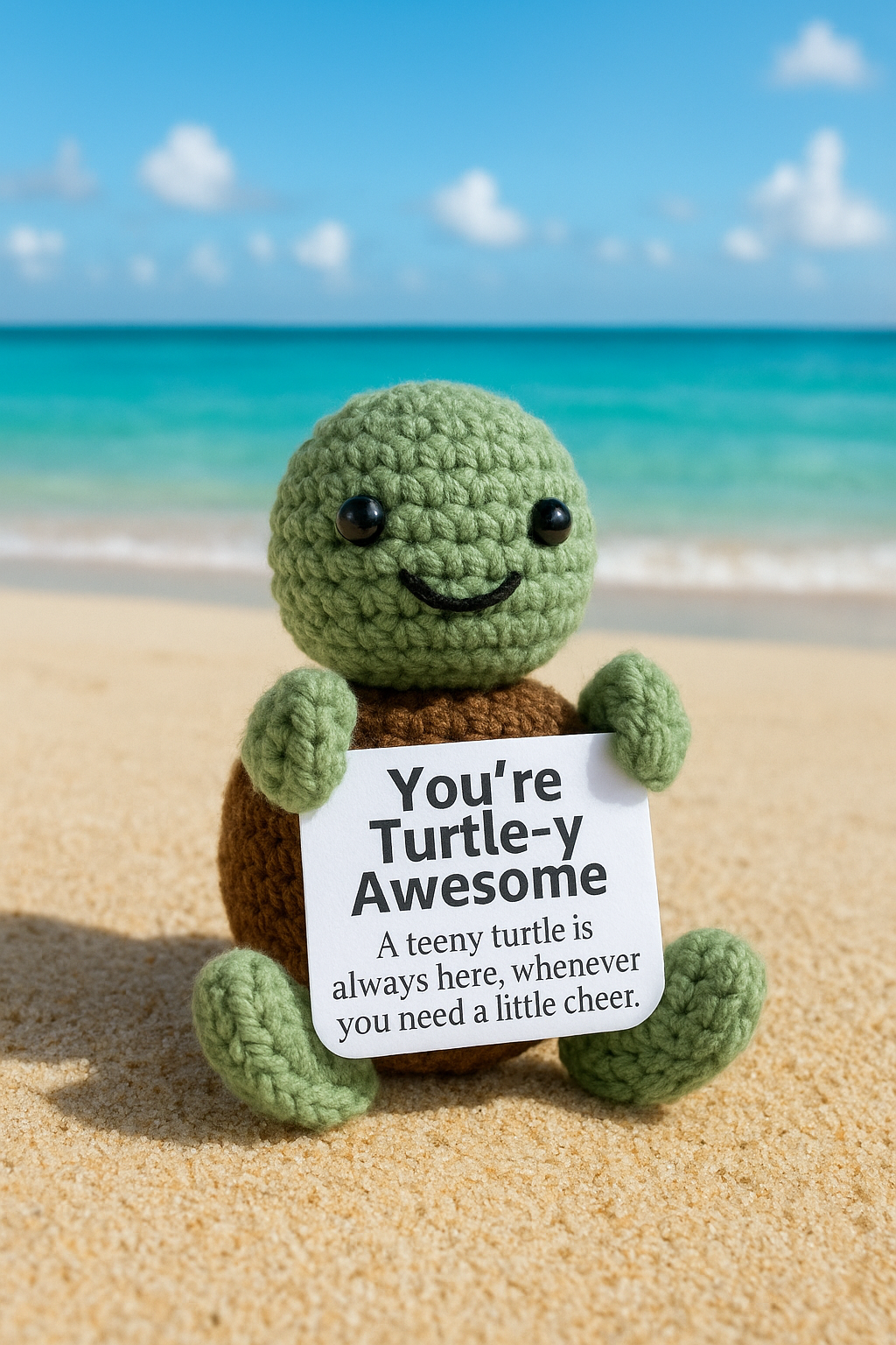 Crochet Turtle Plush: Handmade Amigurumi Gift