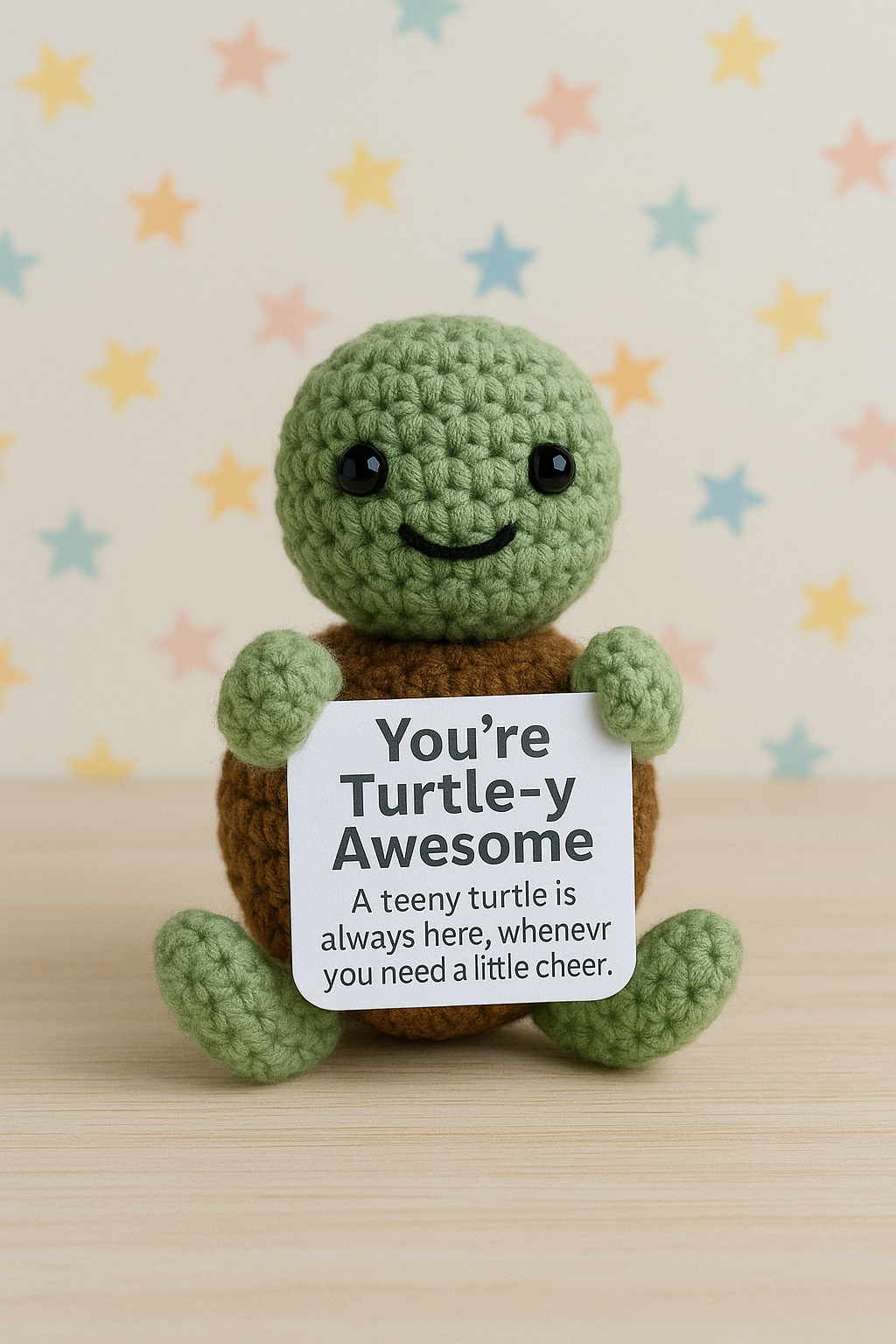 Crochet Turtle Plush: Handmade Amigurumi Gift