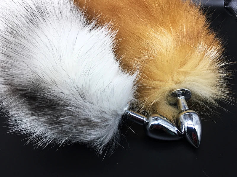 Fox Tail Anal Plug for Cosplay and Adult Play 🔞