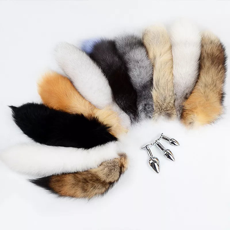 Fox Tail Anal Plug for Cosplay and Adult Play 🔞