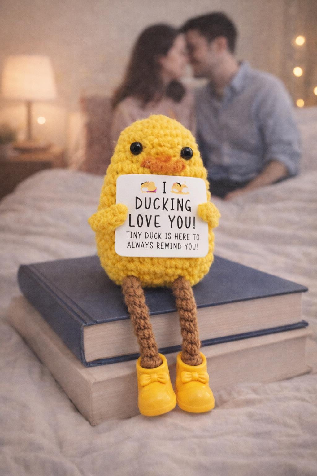 I Ducking Love You Crochet Duck Plush Funny Love Gift